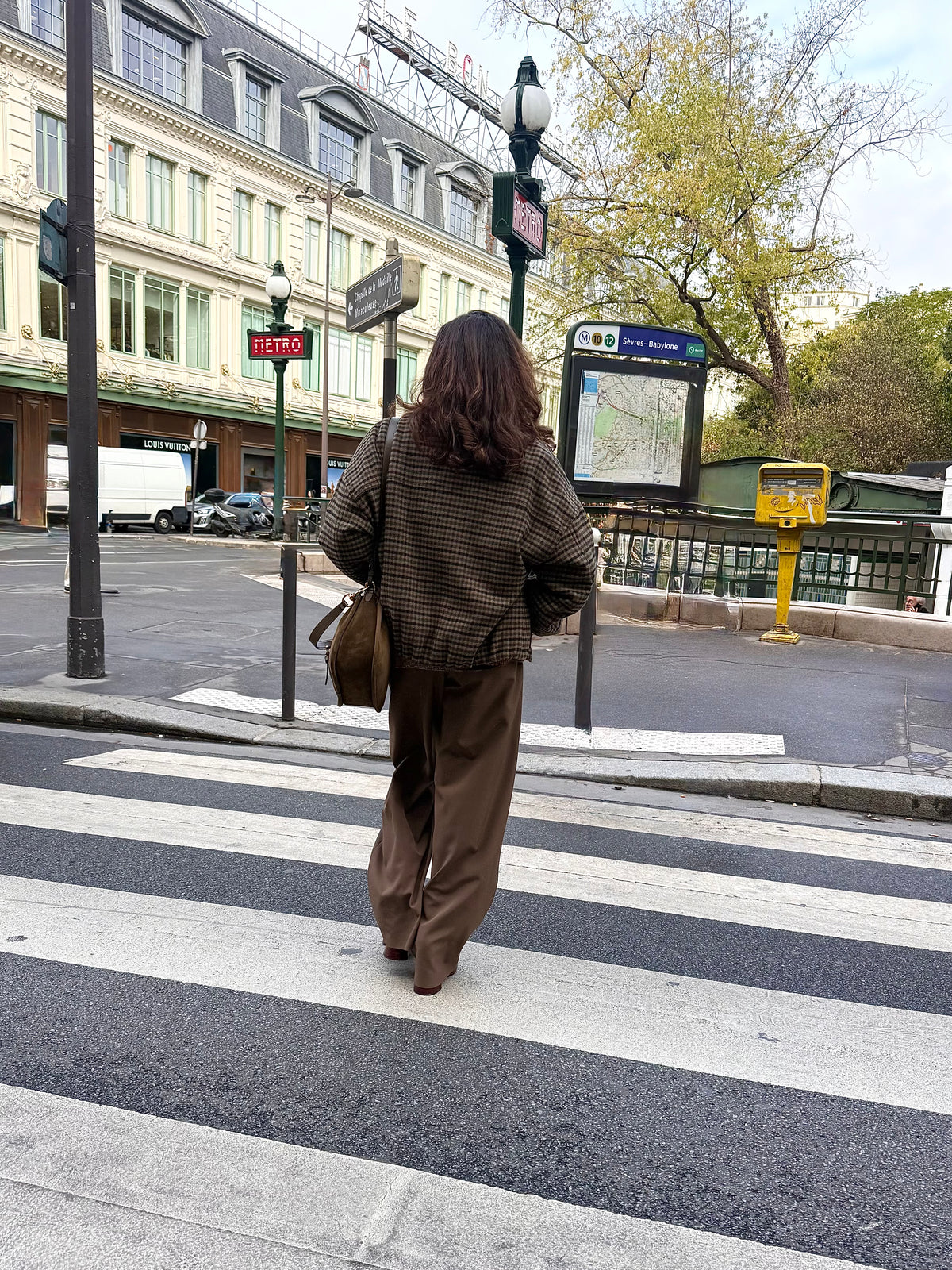 Veste à carreaux