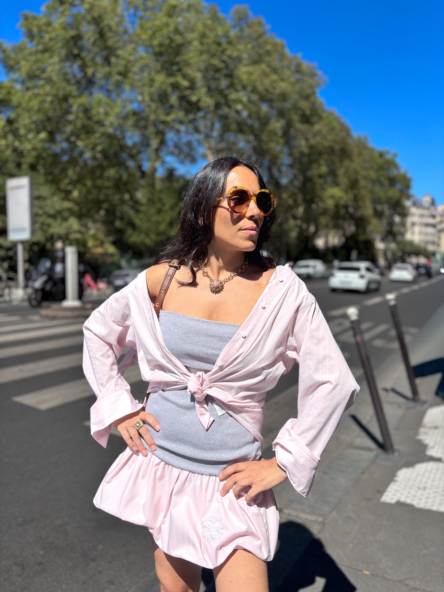 Robe bustier ballon