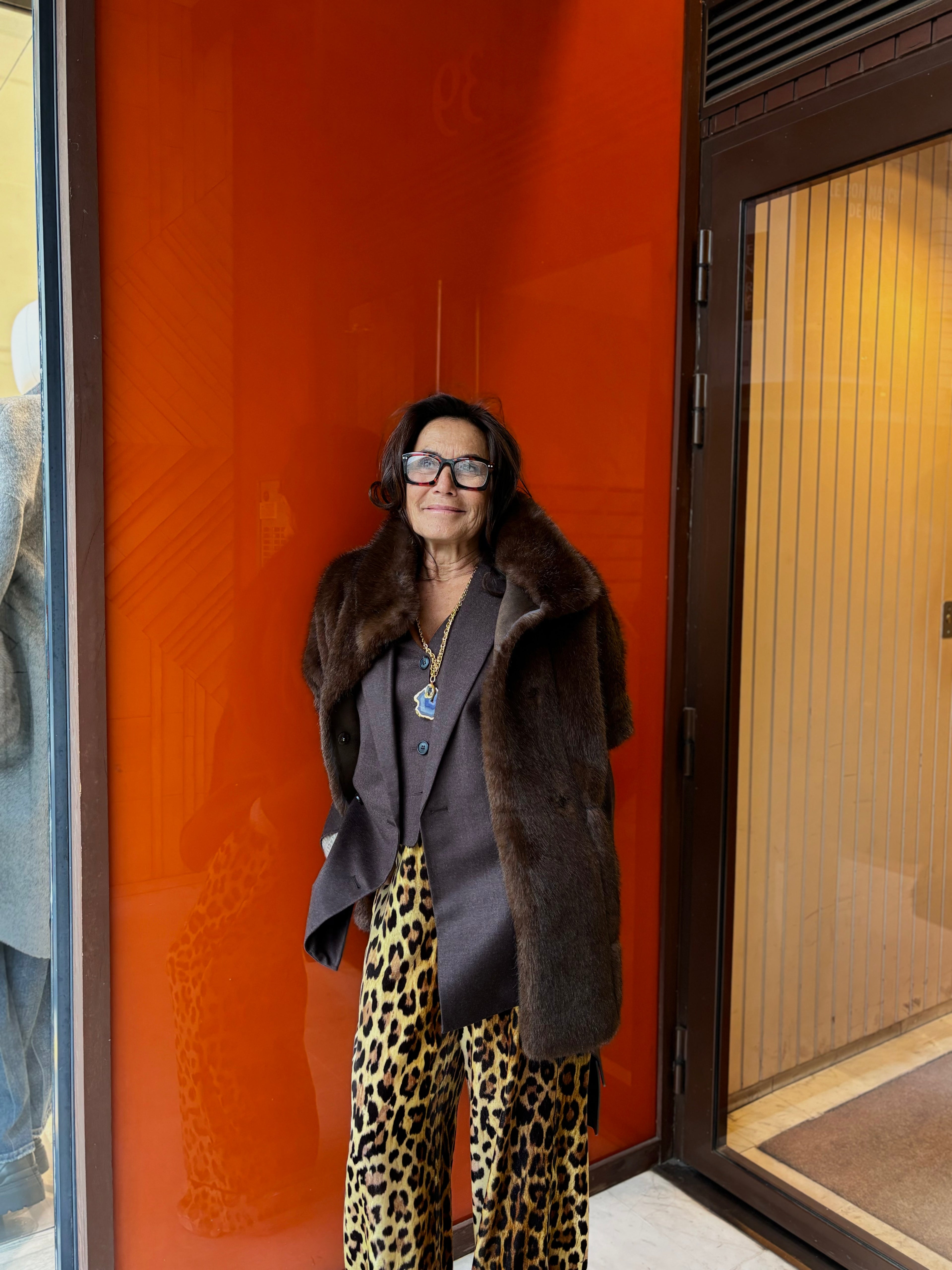 Manteau fausse fourrure