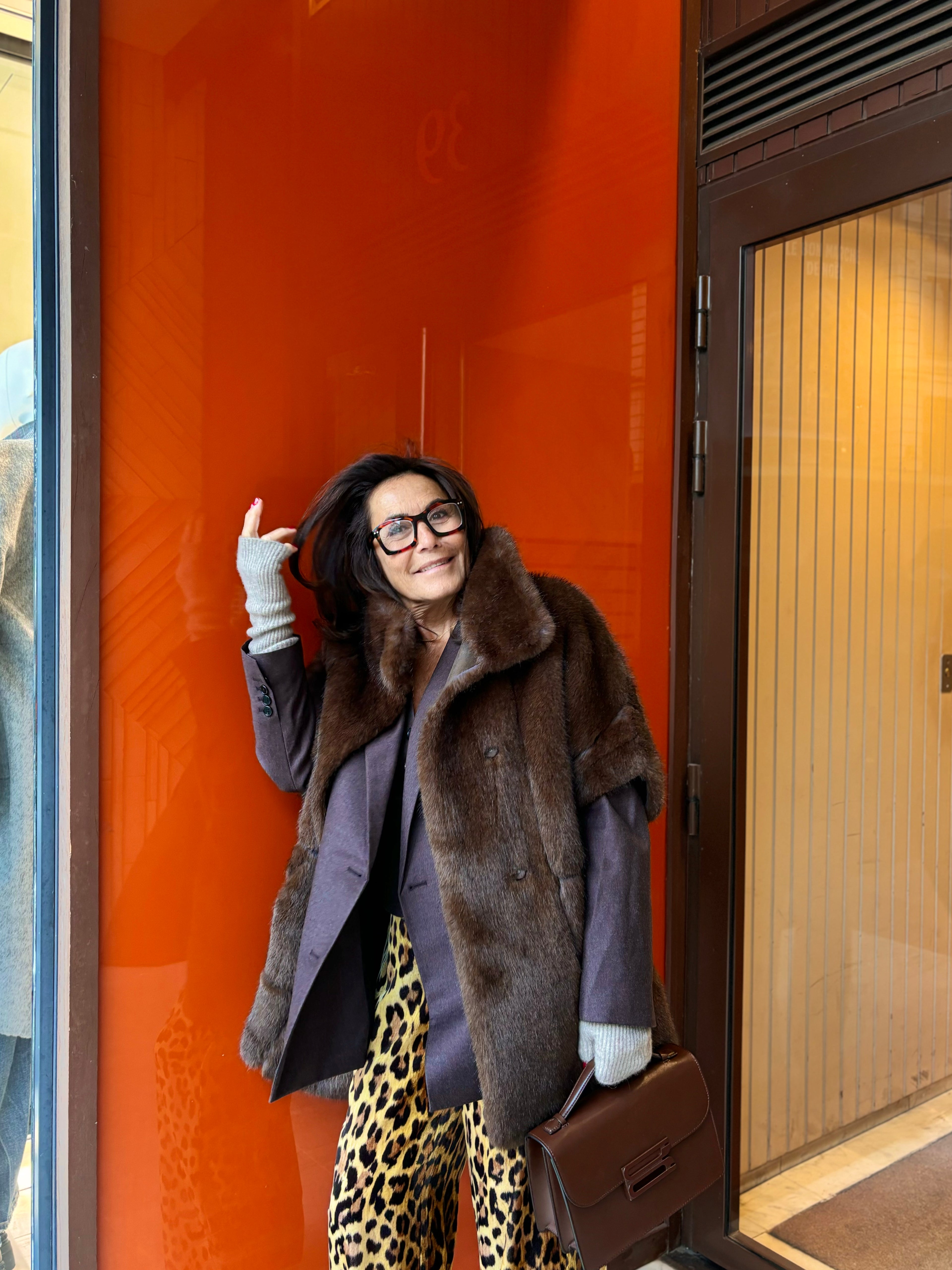 Manteau fausse fourrure