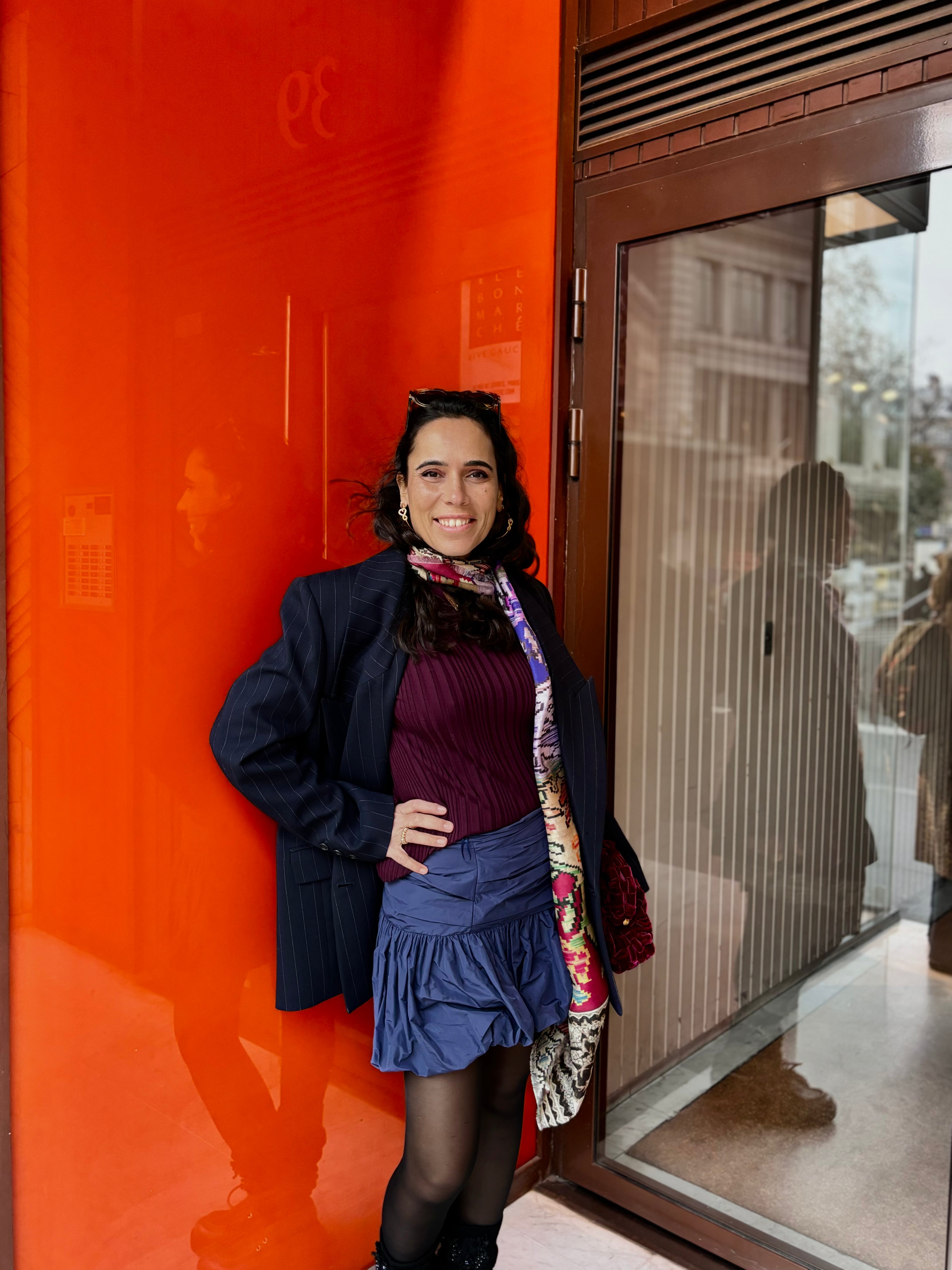 Jupe ballon froissé