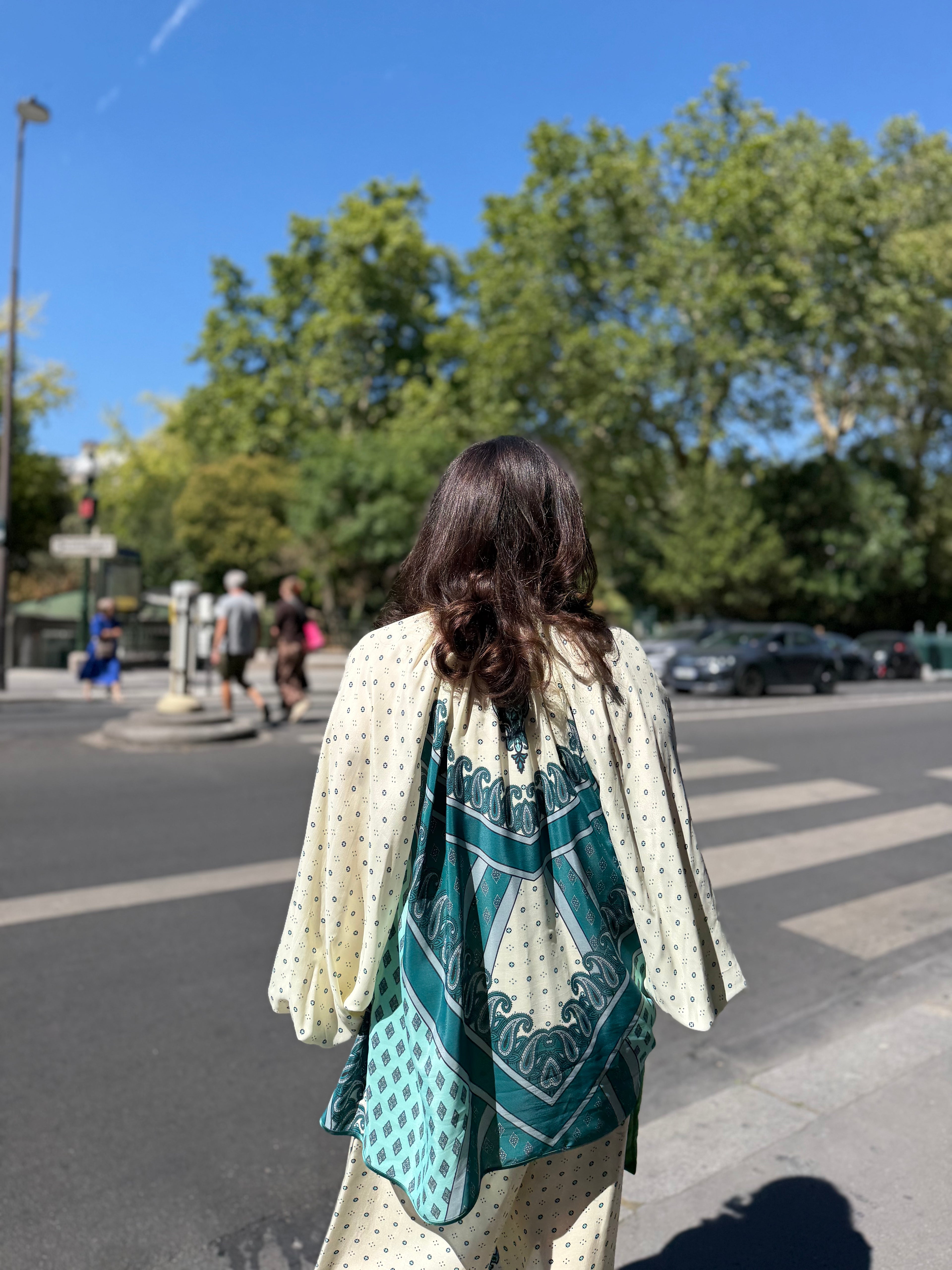 Blouse ample imprimée