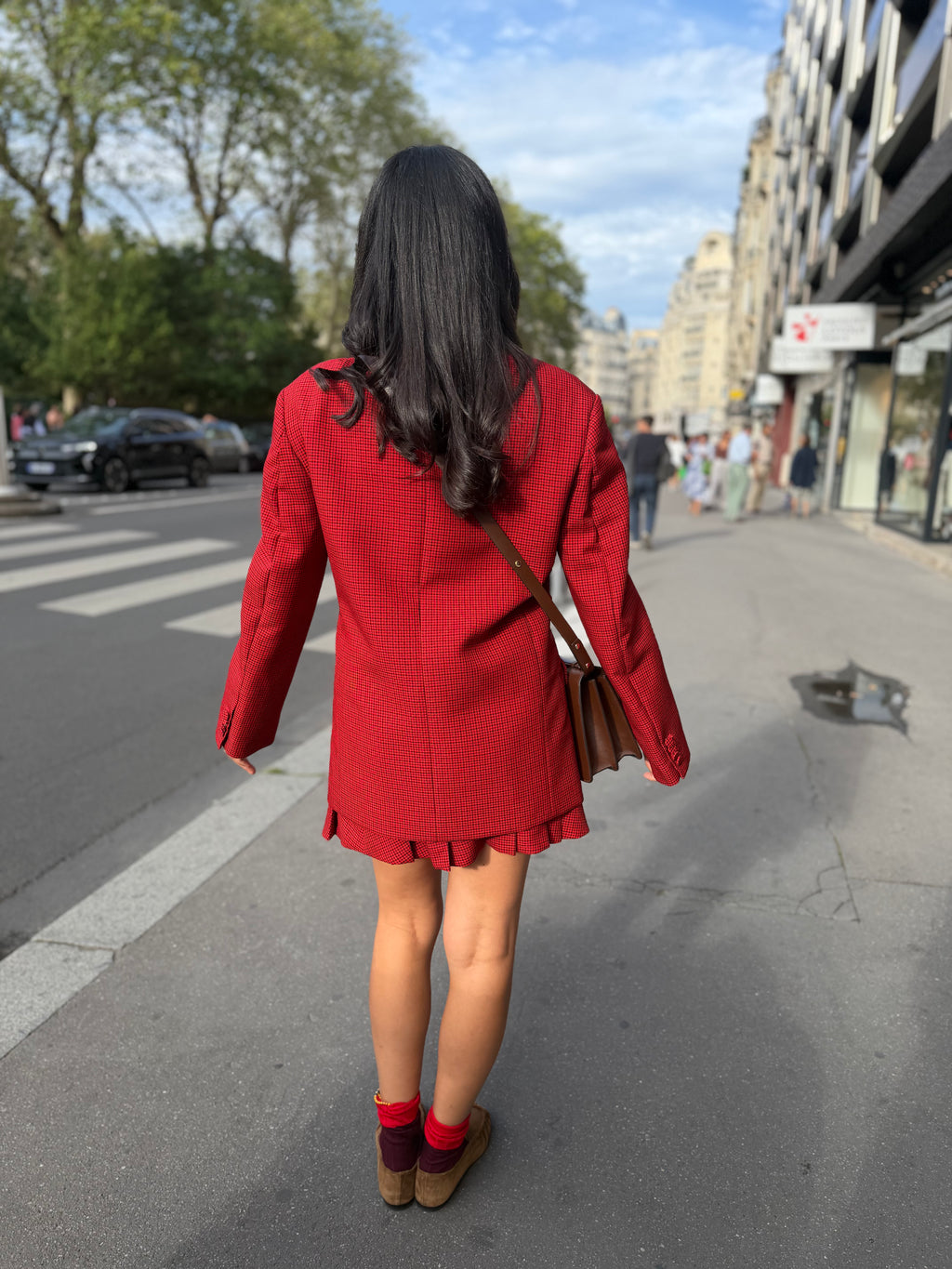 Veste à carreaux