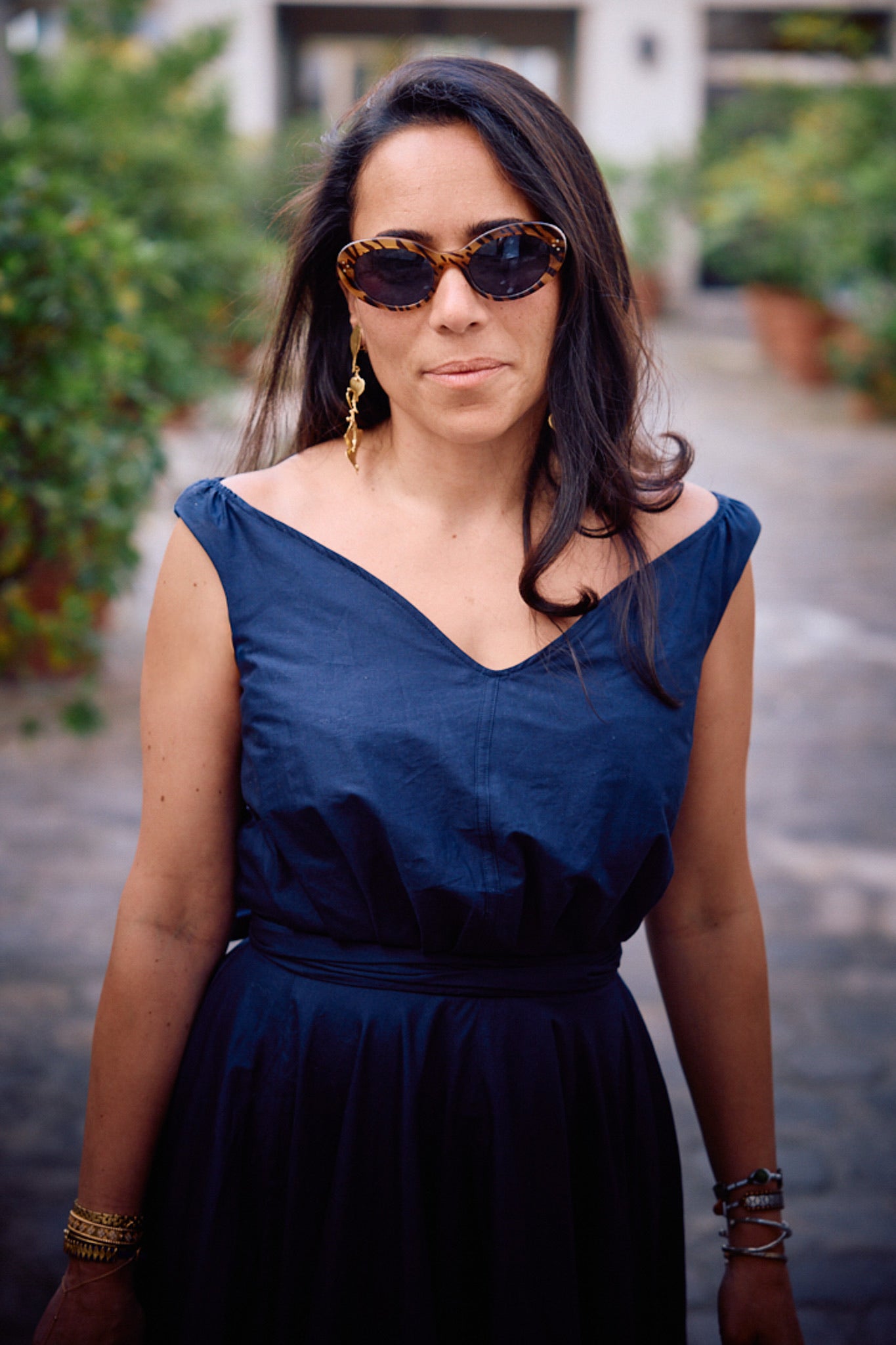 Robe midi évasée