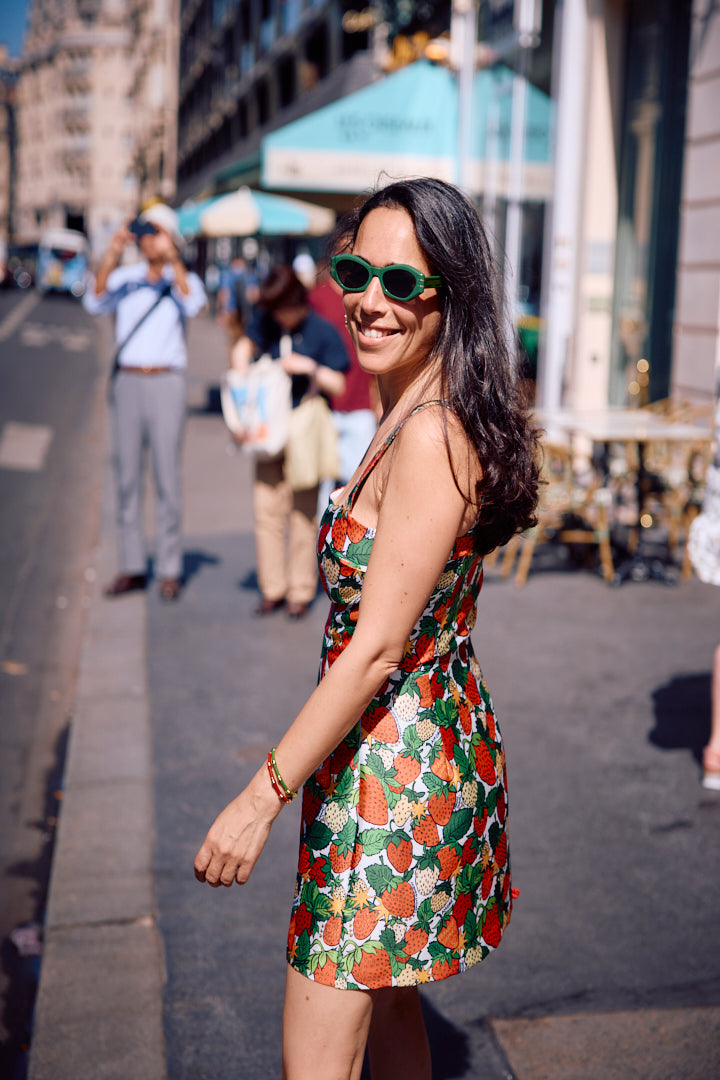 Robe imprimée fraises